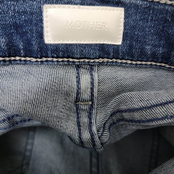 Mother Dazzler Hoover Straight Leg Jeans in Getalongs 26 - Picture 7 of 9